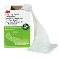 3M Reinigungsvlies Easy Trap, Vlies 38,1 m, pro Rolle, Perforiert jeweils nach 152 mm, 2 Rollen, Breite: 127 mm x Gesamtlänge 250 Blatt/Rolle | 1 Karton | nass oder trocken verwendbar | reinigt Böden und Oberflächen