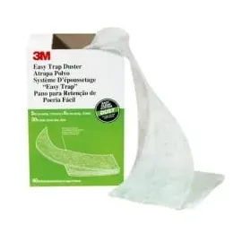 3M Reinigungsvlies Easy Trap, Vlies 38,1 m, pro Rolle, Perforiert jeweils nach 152 mm, 2 Rollen, Breite: 127 mm x Gesamtlänge 250 Blatt/Rolle | 1 Karton | nass oder trocken verwendbar | reinigt Böden und Oberflächen