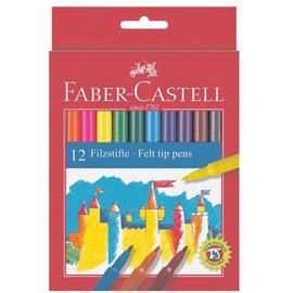 Faber-Castell Filzstifte farbsortiert, 12 St.