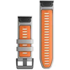 Garmin Quickfit-Armband 26mm, GRAU HELL/ ORANGE