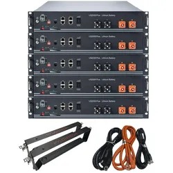 Pylontech 12kWh Solarspeicher Lithium LiFePO4 inkl. Kabel, Halterung und BMS