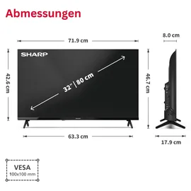Sharp 32HA1705E 32" LED HD TV