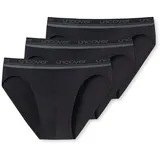 SCHIESSER Uncover Rio Slip schwarz M 3er Pack