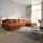 petits-meubles U-Sofa 5-sitzig umbaubar Truhe Ziegelorange
