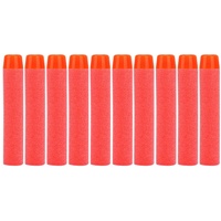 König Design 10 Darts Pfeile für Nerf Zubehör 7.2cm Pfeile Refill Bullets Darts - geeignet für N-Strike/Elite/X- Shot Blasters Spielzeugpistole Dart Blaster Rot