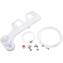 vidaXL Bidet-Aufsatz für Toilettensitz Heißes Kaltes Wasser Einzeldüse
