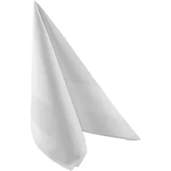 Exner 50er Set Stoffservietten / Tischservietten / Tischwäsche 50 x 50 cm weiß 100% Baumwolle