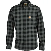 Härkila Langarmhemd Scandinavian, dark olive check, M