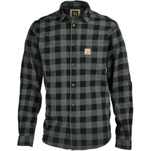 Härkila Langarmhemd Scandinavian, dark olive check, M