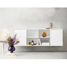 Hammel Furniture Mistral Sideboard 177 cm Weiß Holz/Metall