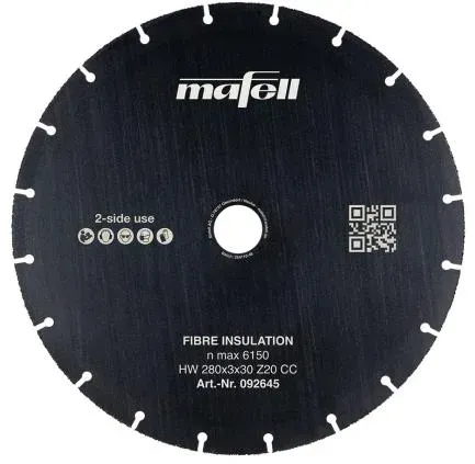 Mafell Sägeblatt KSB-FI 280, HW, 280 x 3 x 30 mm, Z20, CC, Fibre Insulation