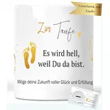 Taufgeschenke Jungen & für Mädchen - Geld-Geschenke Geschenkideen für die Taufe - Spardose Baby Patenkind - Geld schenken verpacken von Groß-Eltern - Patengeschenk -NEU