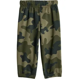 adidas Seasonal Essentials Camo Fleece Jogginganzug Olive Strata/Black 86