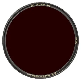 B+W Infrarotfilter dunkelrot 695, Basic 37mm