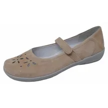 Semler Spangenballerina Flora Weite H in Beige | Gr.: 38,5