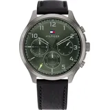 Tommy Hilfiger ASHER 1791856 Herrenarmbanduhr - Schwarz/Grün