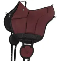 Equinate Reitpad Toledo aus Mikrofaser Weinrot