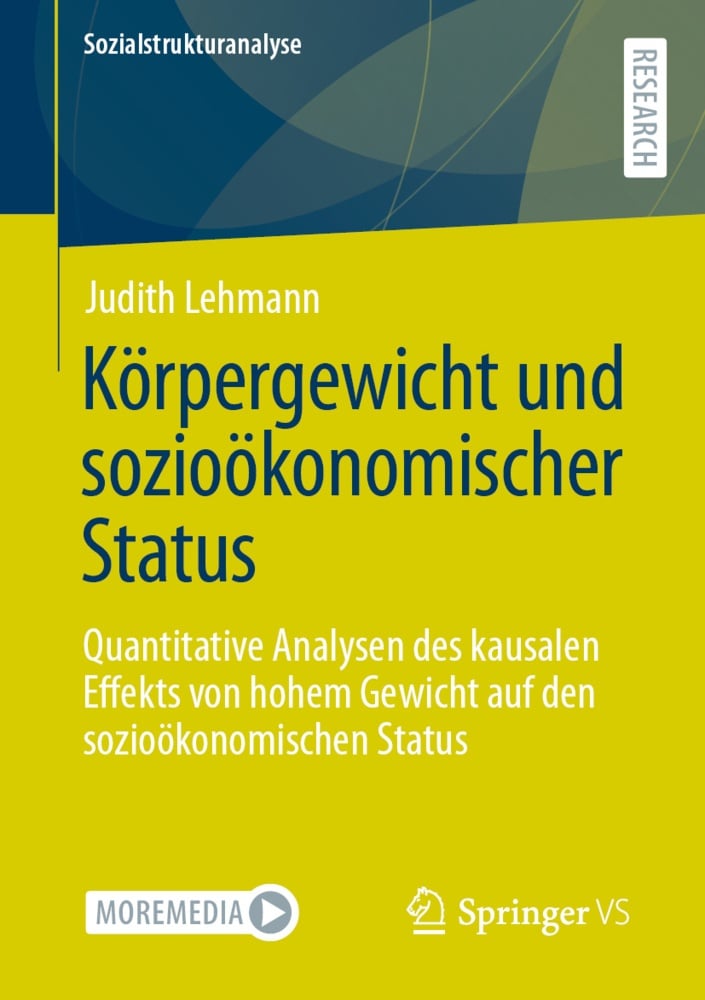 Körpergewicht Und Sozioökonomischer Status - Judith Lehmann  Kartoniert (TB)