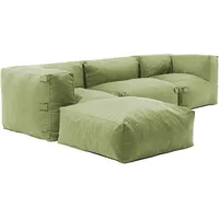 Oviala Ecksofa, modular, 4-Sitzer, Kaktusgrün