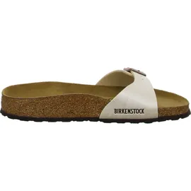 Birkenstock Madrid Vegan Birko-Flor schmal graceful pearl white 41