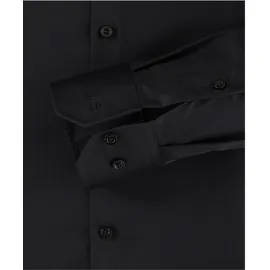 Venti Herren, Hemd schwarz, 39,