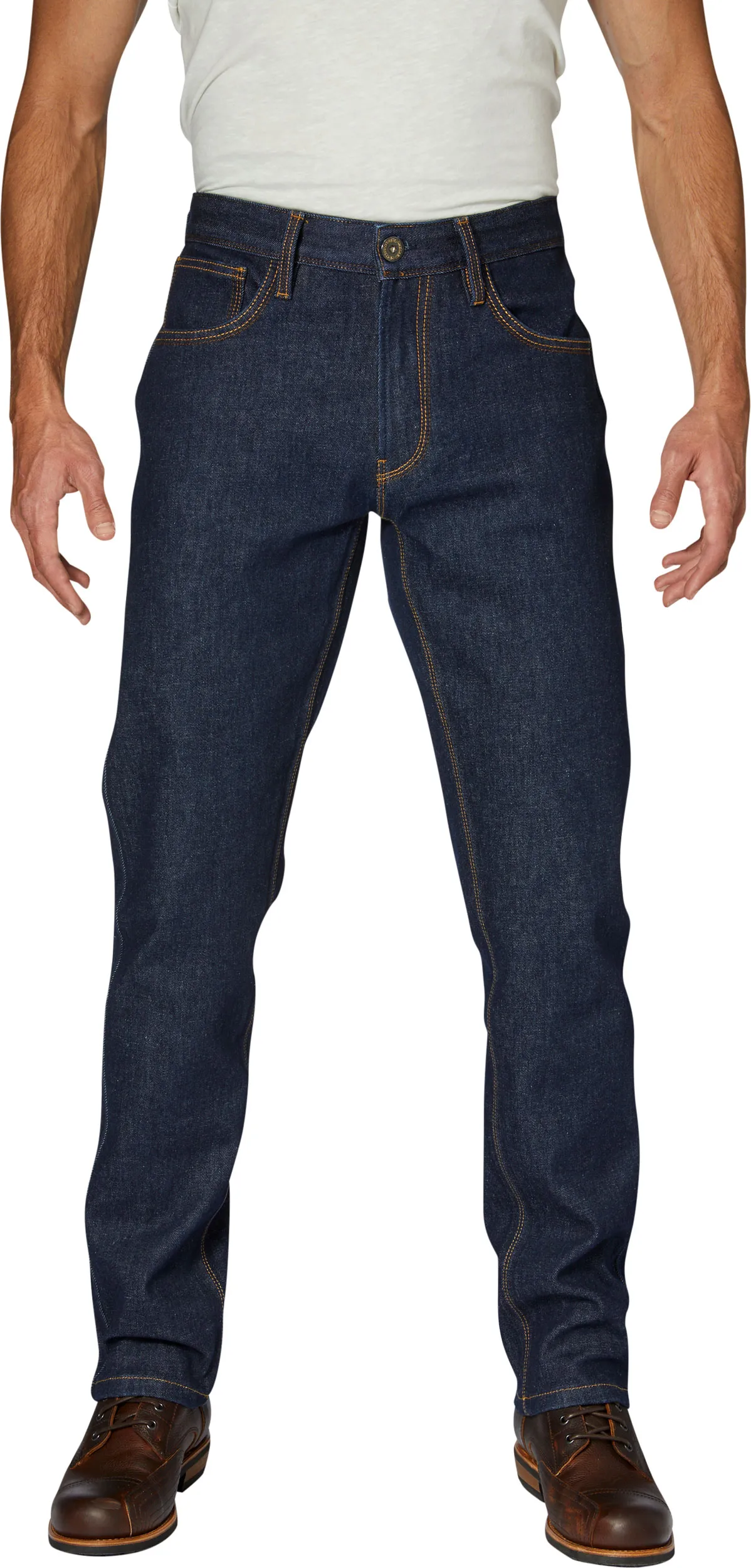 Rokker Revolution Slim, jean imperméable - Bleu Foncé - W33/L36