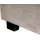 Beliani Vincennes Wasserbett Samtstoff 180 x 200 cm Taupe