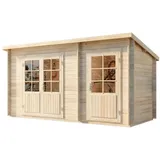 Alpholz Gartenhaus Martina-29 Pultdach Unbehandelt 450 cm x 225 cm
