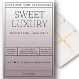 Interluxe Duftmelt Wachsmelt Duftwachs Sweet Luxury angenehm duftend Waxmelt 100% pflanzlich Duftwachswürfel Wachs mit Duftöl Melts