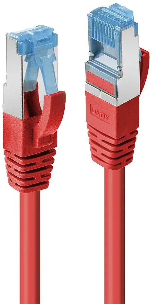 Lindy 47160 Netzwerkkabel Rot 0,3 m Cat6a S/FTP (S-STP)