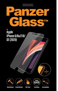 PanzerGlassTM Display-Schutzglas für Apple iPhone 6, iPhone 6s, iPhone 7, iPhone 8, iPhone SE 2. Gen (2020), iPhone SE 3. Gen (2022)