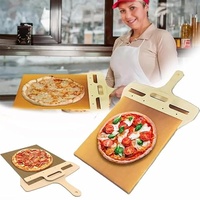camister Gleitender Pizzaschieber - Pala Pizza Scorrevole, der Pizzaschieber, der Pizza Perfekt üBerträGt, Antihaftbeschichteter Pizzaschieber