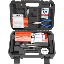 TECPO Reifenreparatur Set 78-teilig Reifen Flickzeug Pannenset