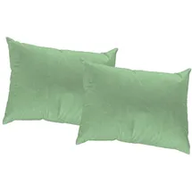 Wirth Dekokissen Lahnstein, Kissenhülle ohne Füllung, 2 Stück grün 40 cm x 40 cm
