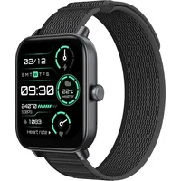 TOOBUR Smartwatch Herren/Damen, Alexa & Telefonfunktion, 1,8" Fitnessuhr, 100 Sports,24/7 Puls, Schrittzähler,IP68 wasserdicht, kompatibel Android... - Schwarz