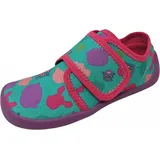 Affenzahn Hausschuh Baumwolle Movy Eule für Kinder, grün, - Grün - 28 EU