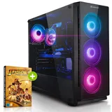 Megaport Gaming PC AMD Ryzen 5 5600 • RTX4070 Super 12GB • OHNE Betriebssystem • 32GB DDR4 • 1000GB M.2 SSD • Luftkühlung • WLAN • Gamer PC Computer Gaming Rechner