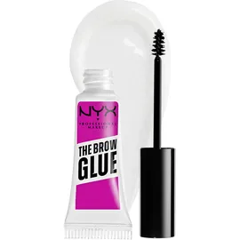 NYX Professional Makeup NYX PROFESSIONAL MAKEUP, The Brow Glue Instant Brow Styler, transparentes Brauen-Gel, extremer Halt, natürliches Finish, vegane Formel, 01 Transparent