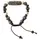Saraswati Mani Stein Armband Om-Perlen aus Stein verstellbar Ø 6-9 cm