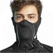 Nike Dri-FIT Strike Winter Warrior Snood Gesichtsmaske schützt Gesicht und Hals black/black/white L/XL