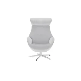Sofa.de Fernsehsessel Globe Mikrofaser 79 x 111 x 84 cm Grau drehbar