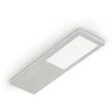 Naber Livello Farbwechsel LED, Einzelleuchte ohne Schalter, alufarbig,