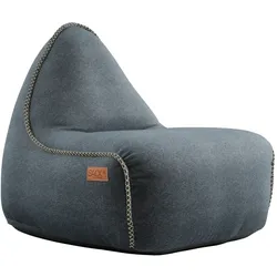 SACK it - RETRO it Canvas Sitzsack, petrol