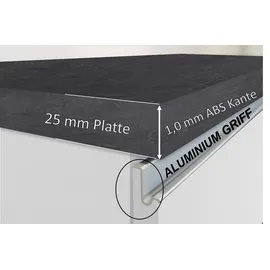 kochstation Unterschrank Kücheninsel KS-Sole 125 x 0 x 0 cm Weiß