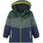 KILLTEC Unisex Fisw 3 Mns Jckt Skijacke Funktionsjacke mit Kapuze und Schneefang, dunkel waldgrün, 98-104 EU