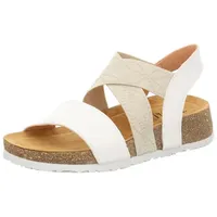 THINK! Sandalen in Weiß/Beige | 36 EU