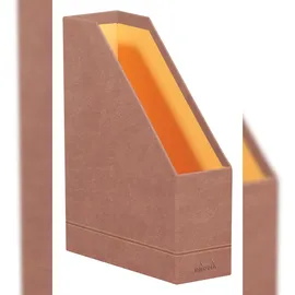 Rhodia Rhodiarama Stehsammler aus Kunstleder, 10x25x31cm - Rosenholz 194544C