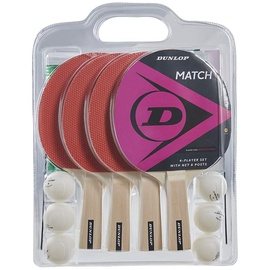 Dunlop Match 4 Player Tabletennis Set