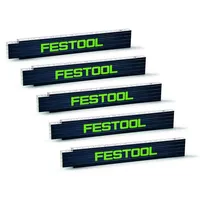 Festool Meterstab MS 2m Maßstab Zollstock Gliedermaßstab Meter 201464 5 Stück