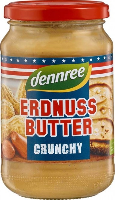 dennree Erdnussbutter Crunchy bio